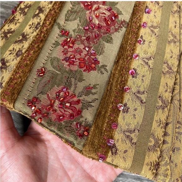 Vintage 90s tapestry bustier - Picture 2 of 7